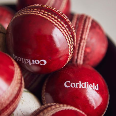 Corkfield Cricket Balls (Close Up)